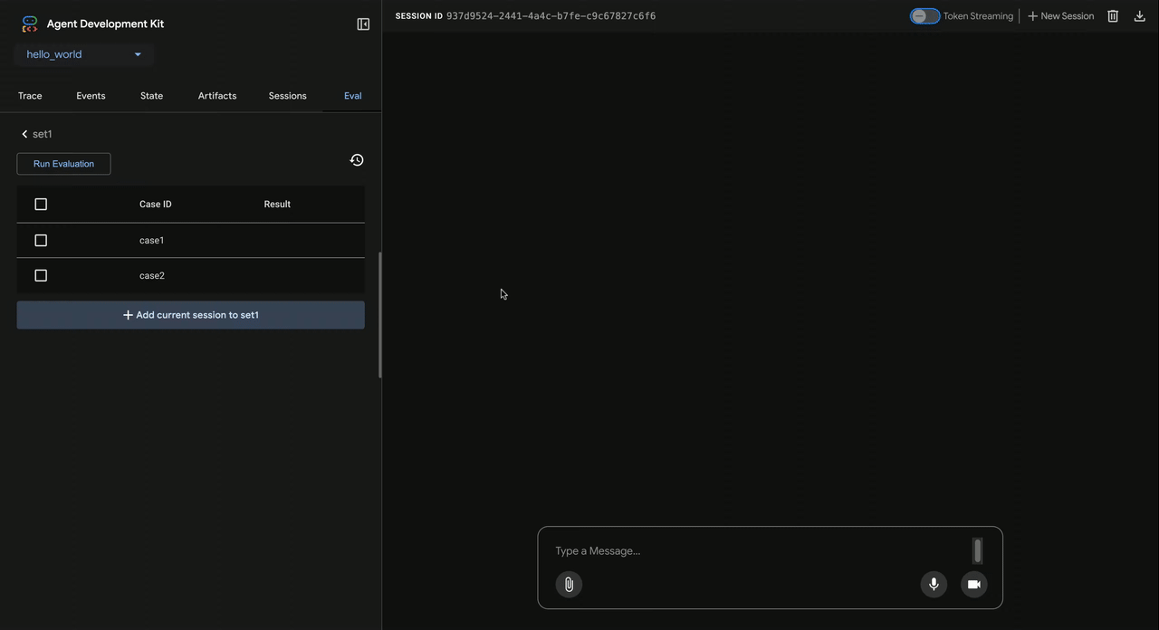 ADK Web Eval UI